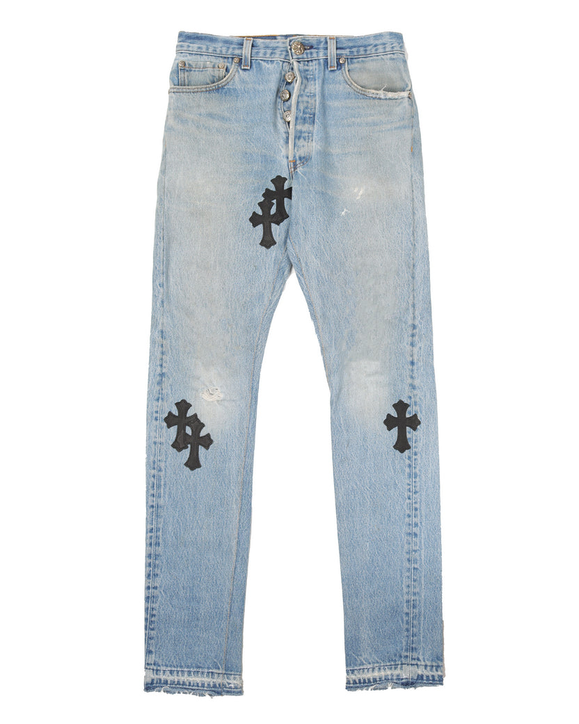 Chrome Hearts Levi's G Cross Patch Denim