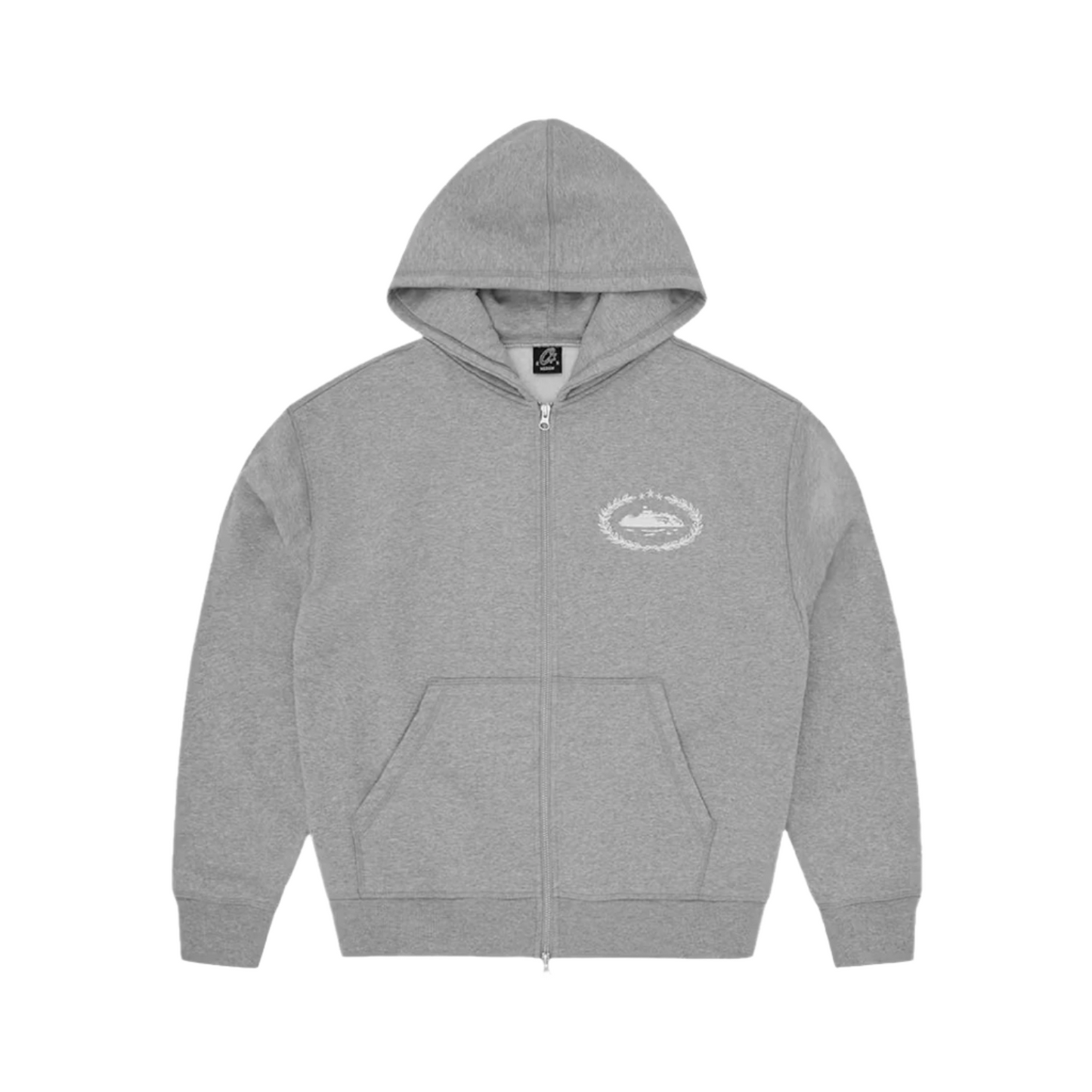 Corteiz Superior Royale Zip Hoodie 'Heather Grey'