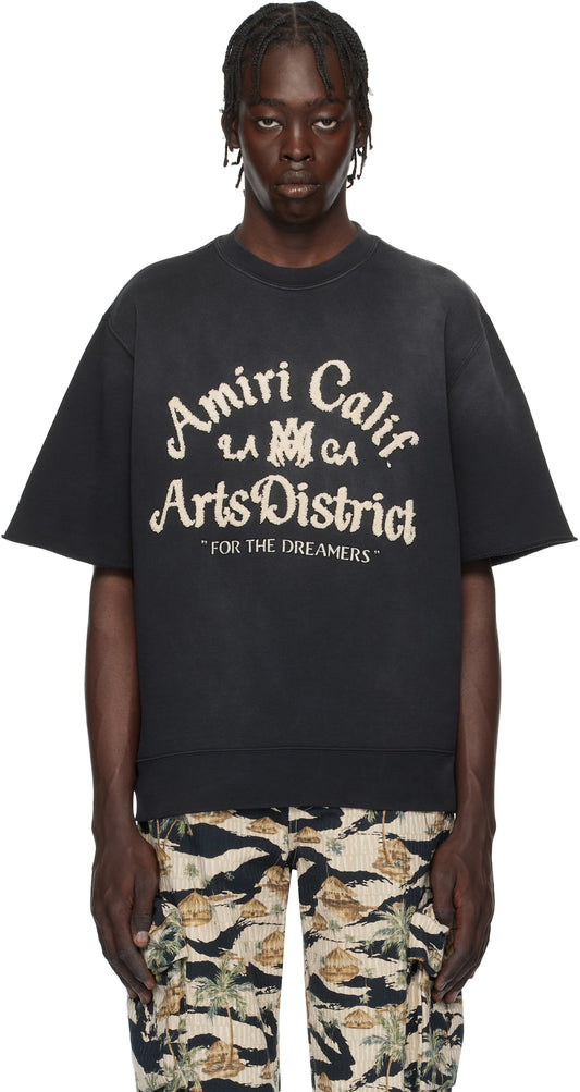 Amiri Black 'Amiri Arts District' Short Sleeve T-Shirt