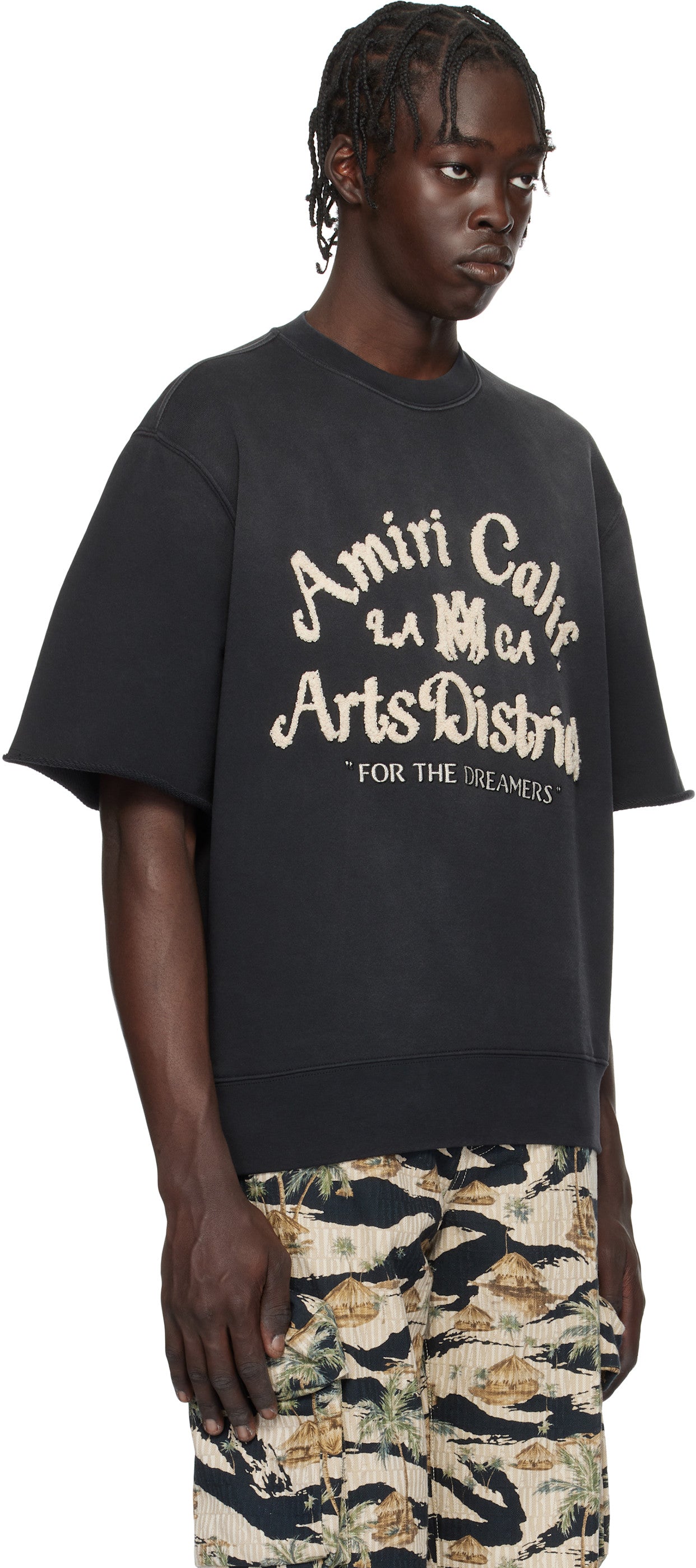 Amiri Black 'Amiri Arts District' Short Sleeve T-Shirt