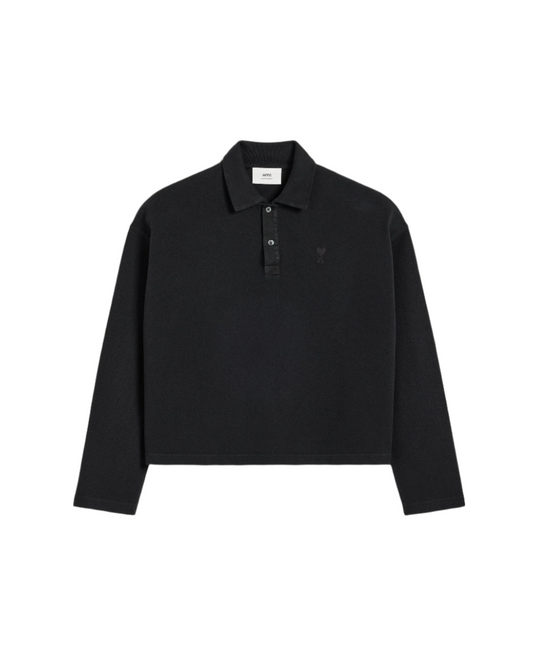 AMI Paris Ami de Coeur Long Sleeves Polo