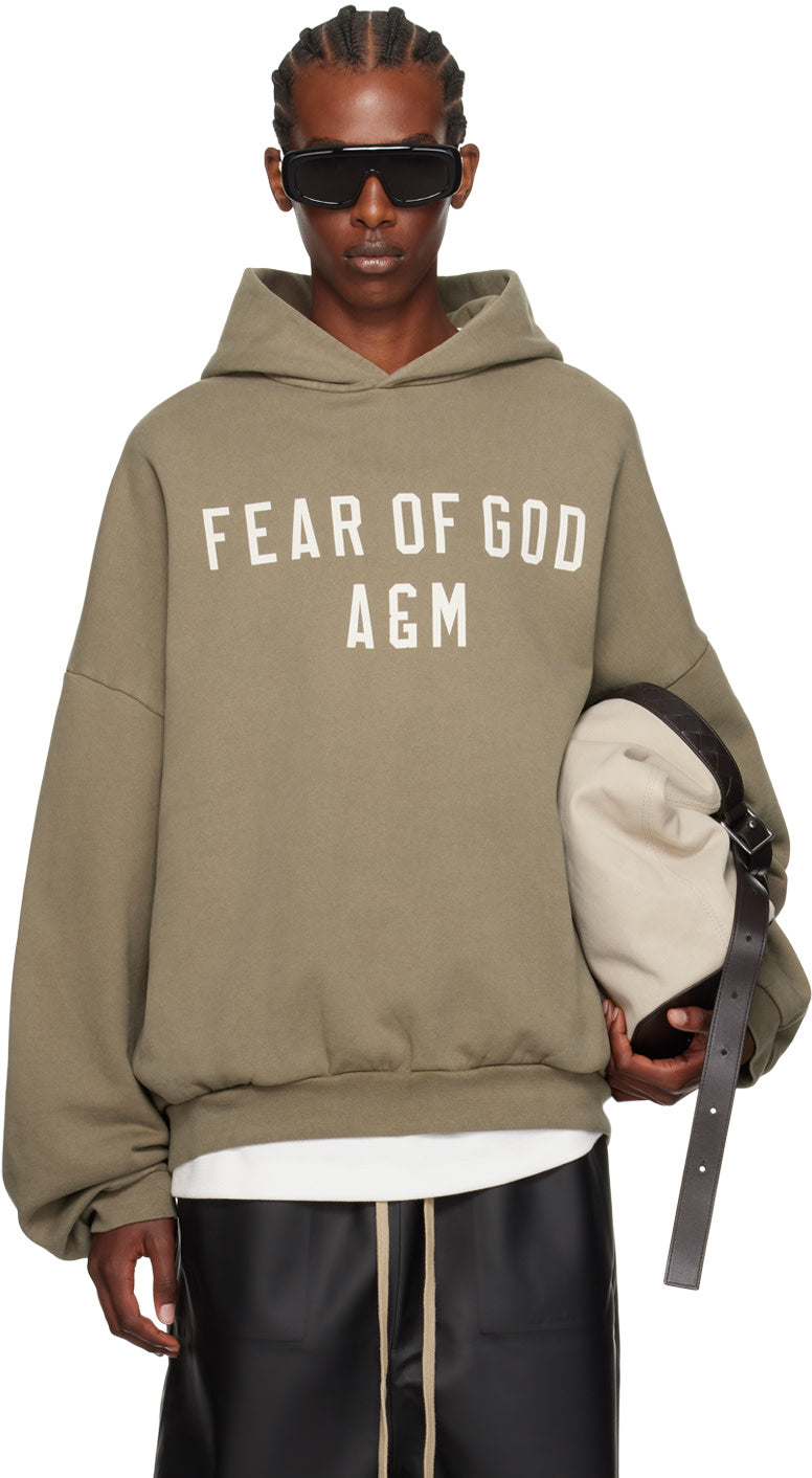 Fear of God ESSENTIALS Khaki Heavyweight Hoodie