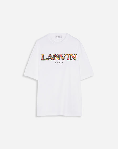 Lanvin Classic Curb Embroidered T-Shirt