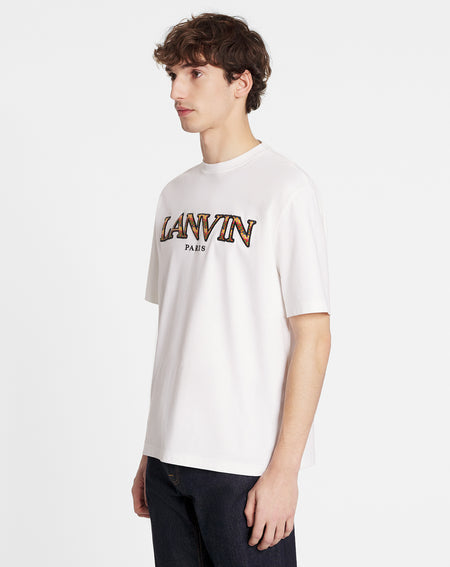 Lanvin Classic Curb Embroidered T-Shirt